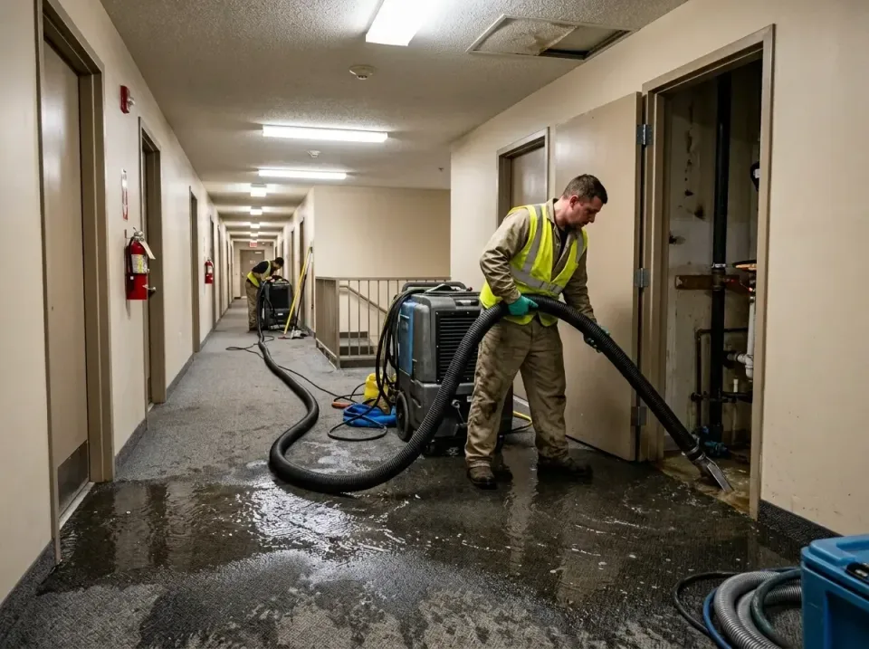 multi-unit-apartment-hallway-f-005 — frequently asked questions, Emergency Burst Pipe Water Extraction & Removal in Berea, SC